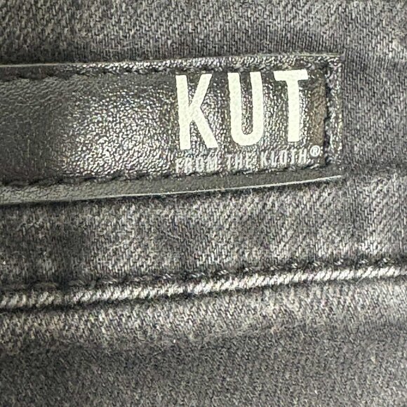 Kut from the Kloth Diana Mid Rise Relaxed Fit Skinny Jeans - Black - 14 - Picture 7 of 11